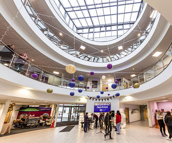 The College atrium